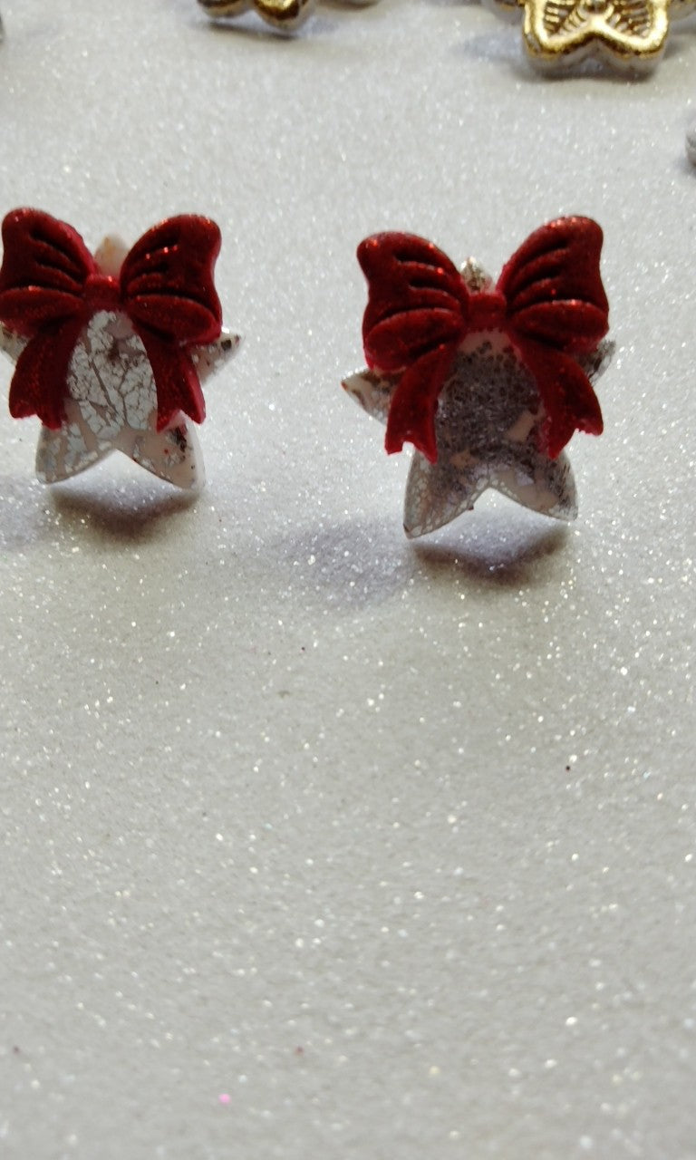 Christmas silver stars