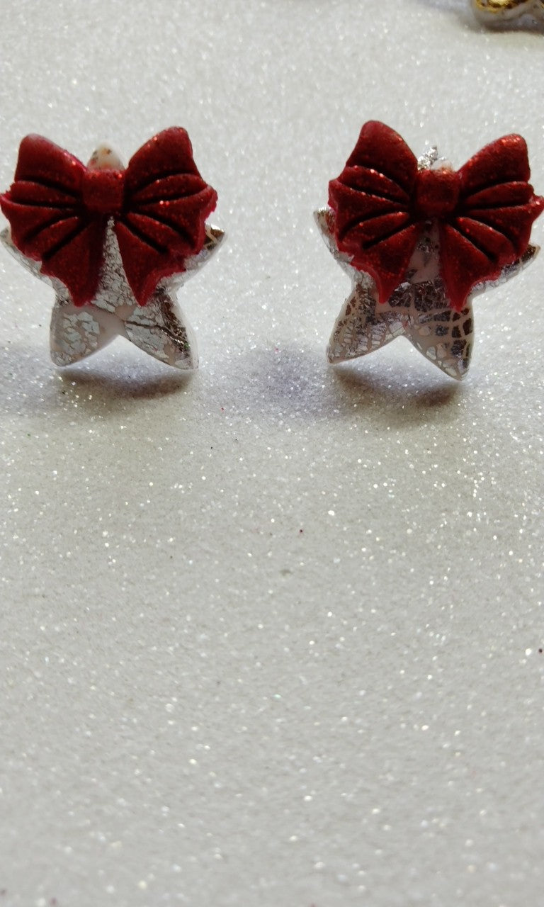 Christmas silver stars