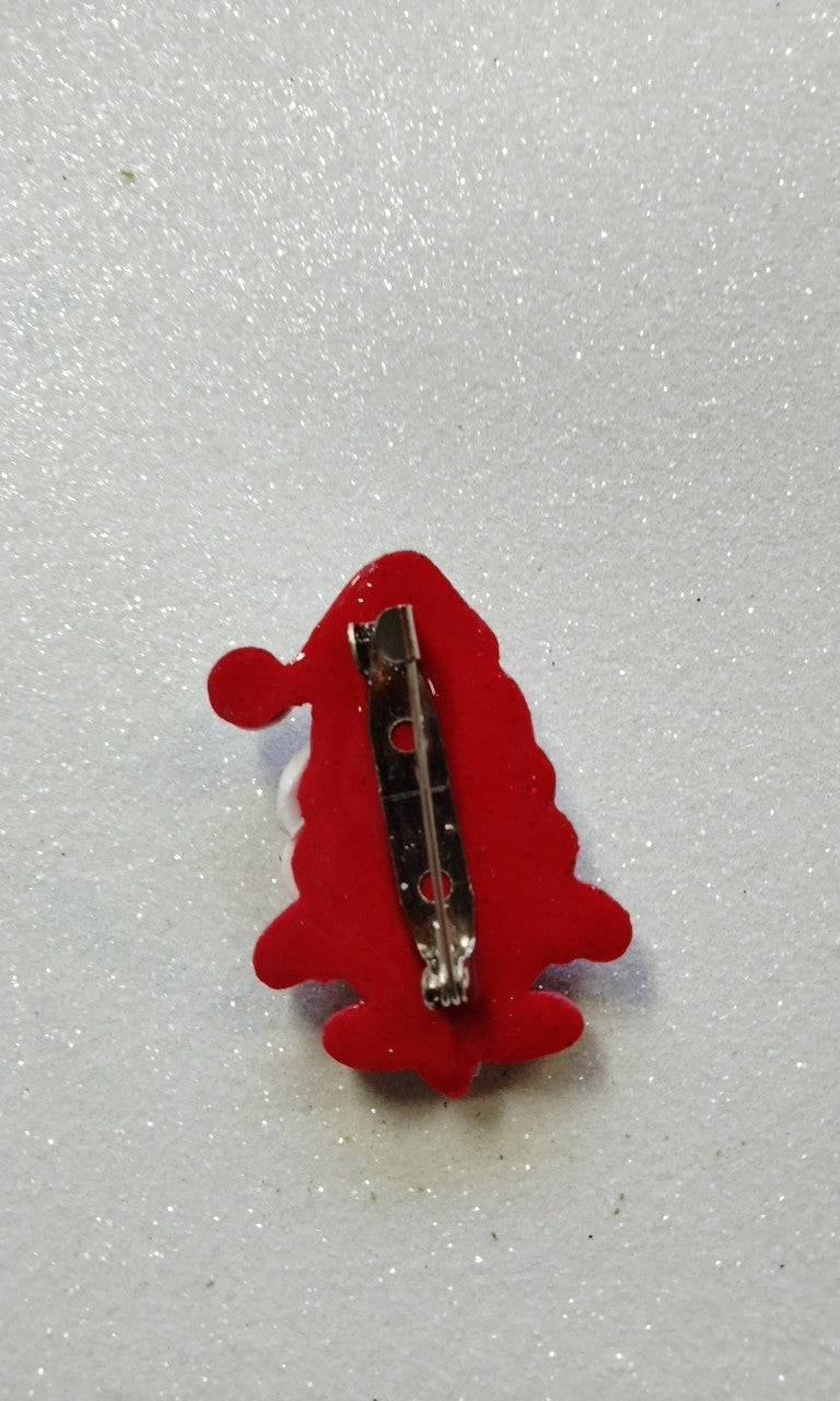 Navidad Papa Noel broche
