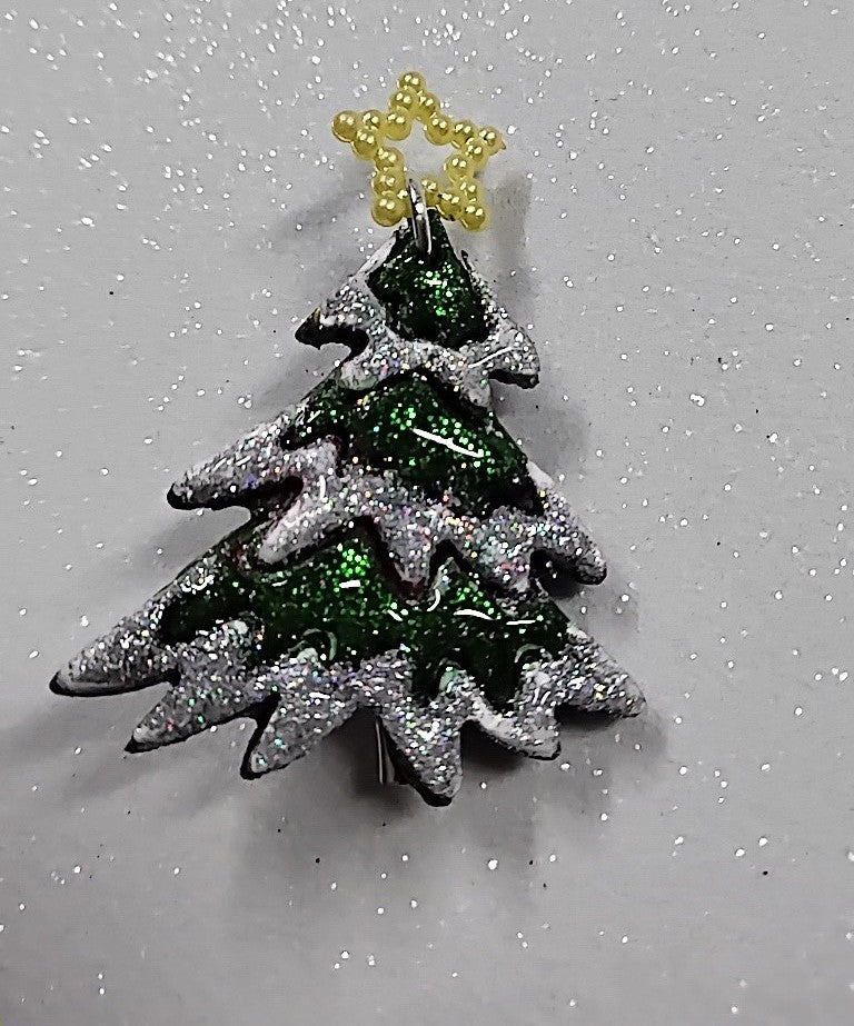 Navidad arbolito broche